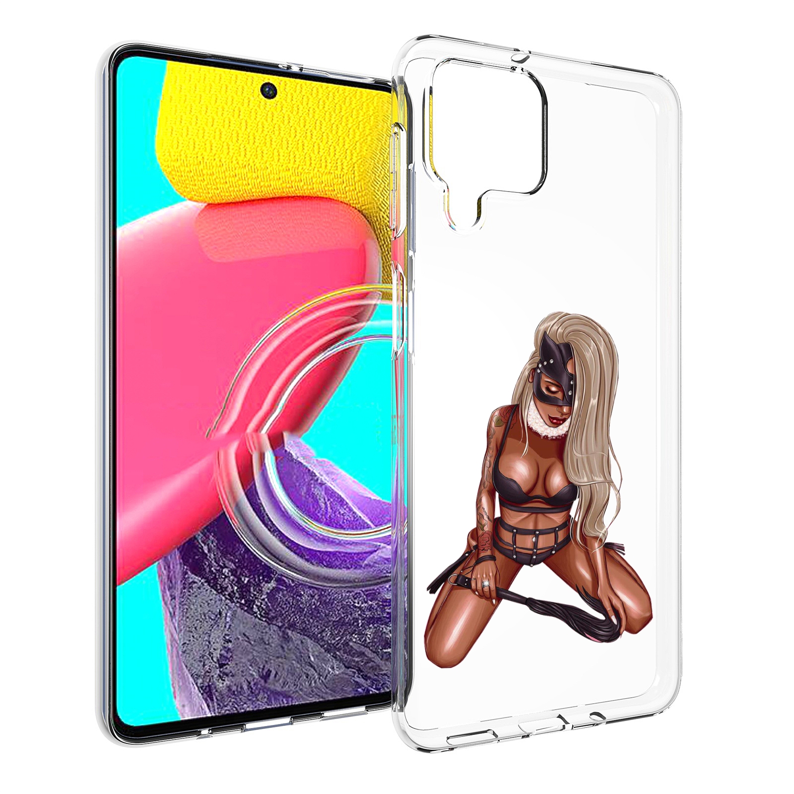 

Чехол Mypads Плохая-Девушка Женский Для Samsung Galaxy M53 (Sm-M536), Прозрачный, Tocco