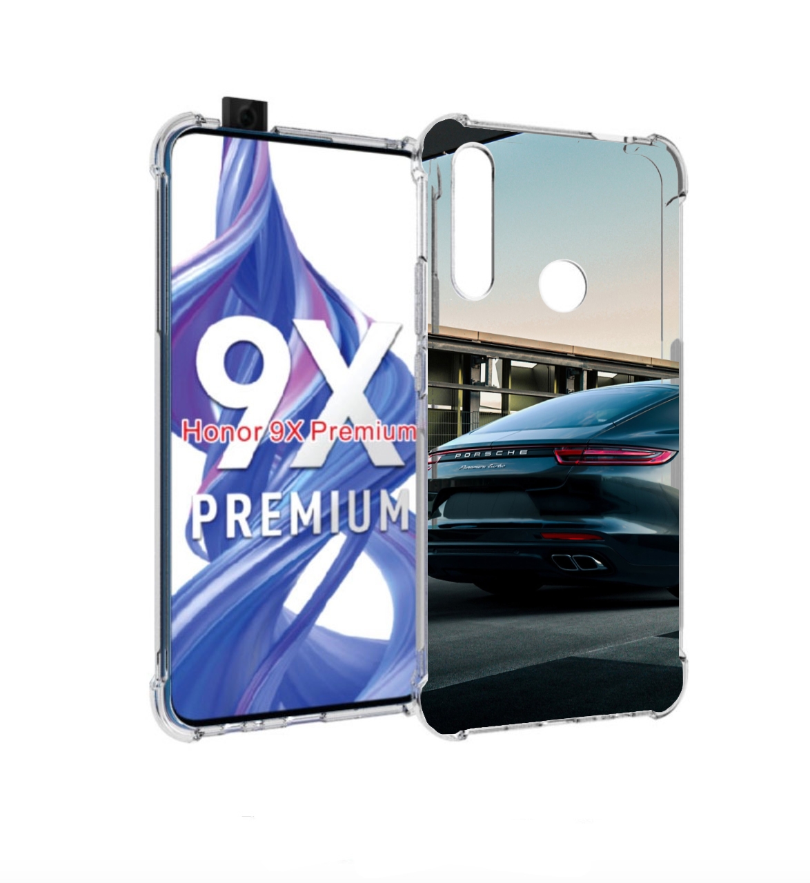 

Чехол бампер MyPads porsche порш 4 для Honor 9X (STK-LX1), Прозрачный, Tocco