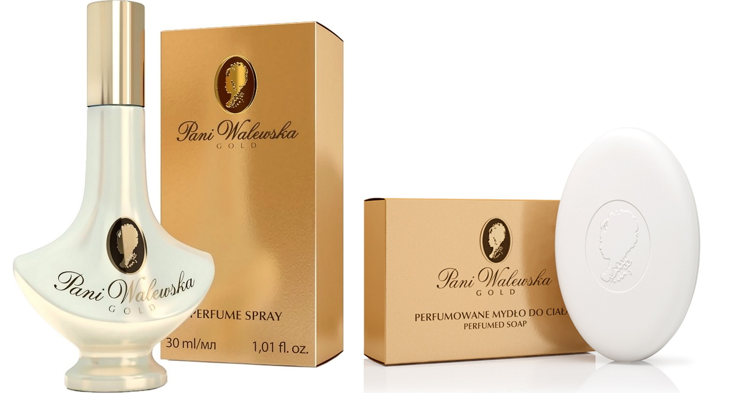 Набор №2 Miraculum PANI WALEWSKA GOLD духи и парфюмированное мыло для тела