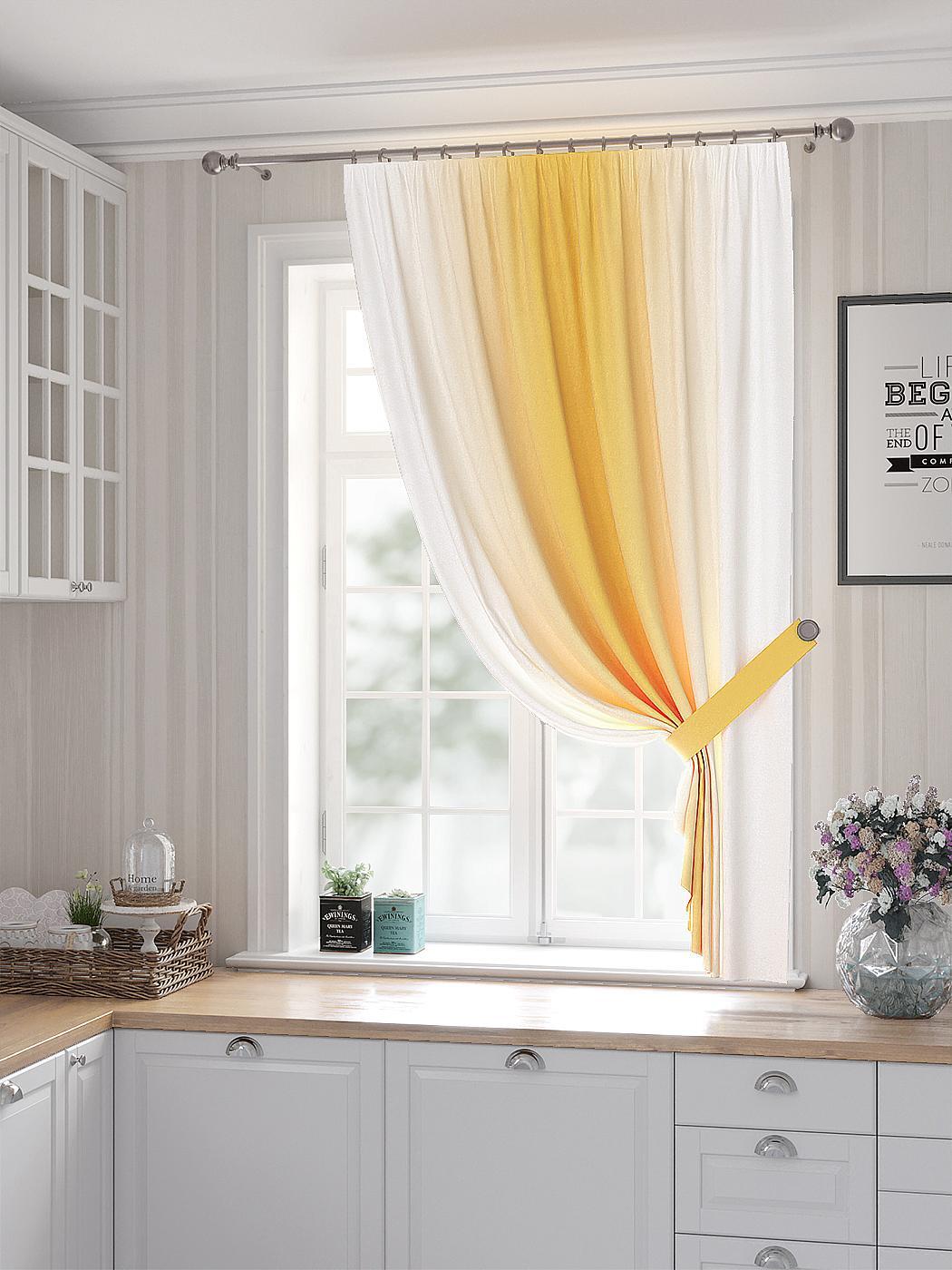 

Комплекты штор AT HOME Вонквис (желтый) высота 180 см, ширина 150 см, Бежевый, 530462