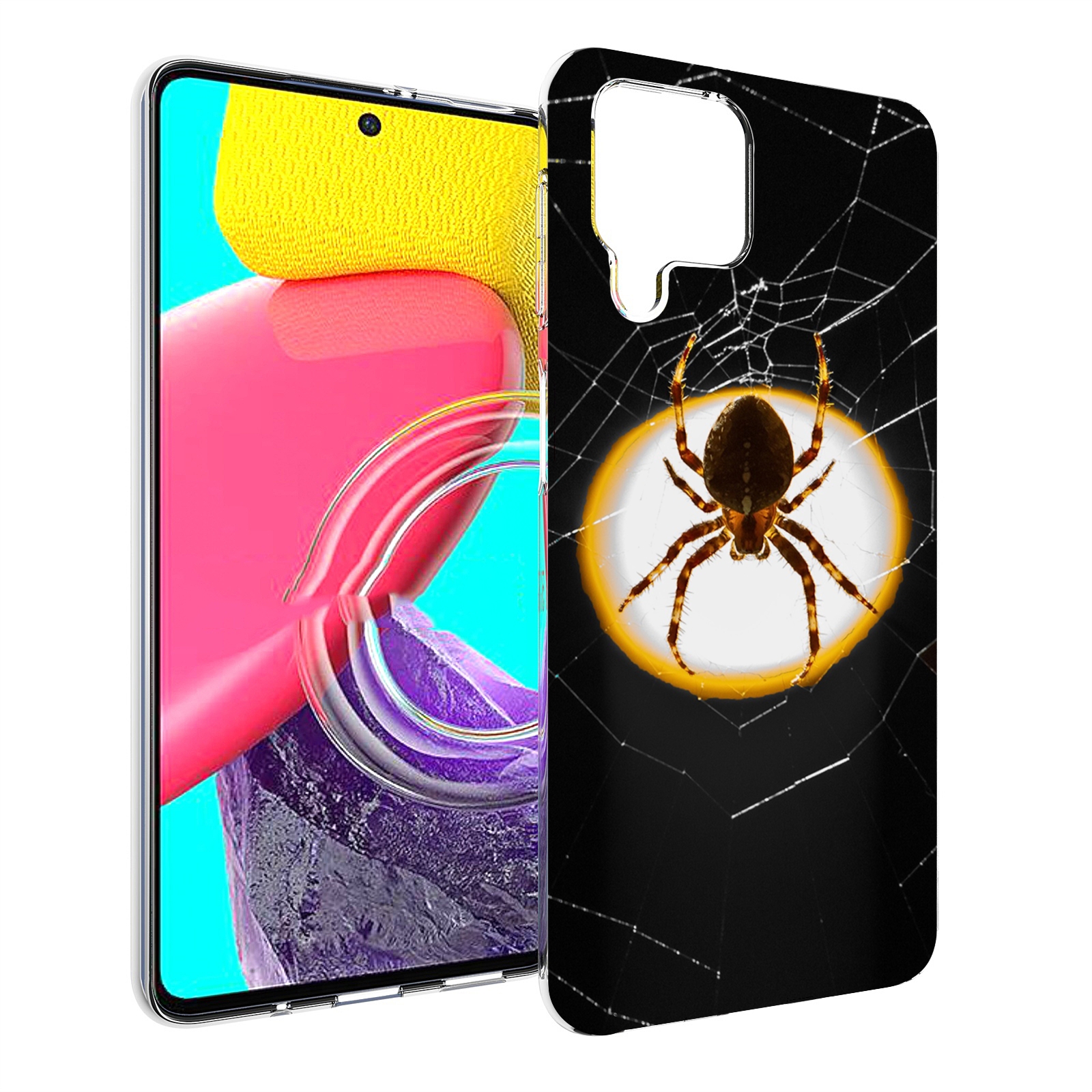 

Чехол Mypads Паук-С-Паутинкой Для Samsung Galaxy M53 (Sm-M536), Прозрачный, Tocco