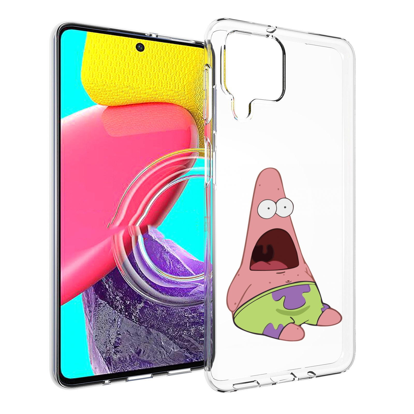 

Чехол Mypads Патрик-В-Шоке Детский Для Samsung Galaxy M53 (Sm-M536), Прозрачный, Tocco