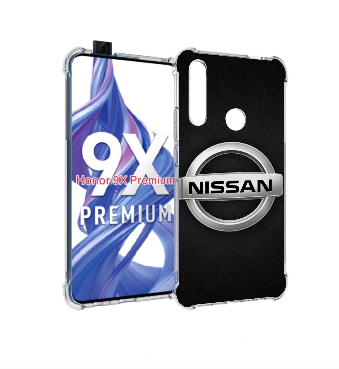 

Чехол бампер MyPads nissan ниссан 2 мужской для Honor 9X (STK-LX, Прозрачный, Tocco