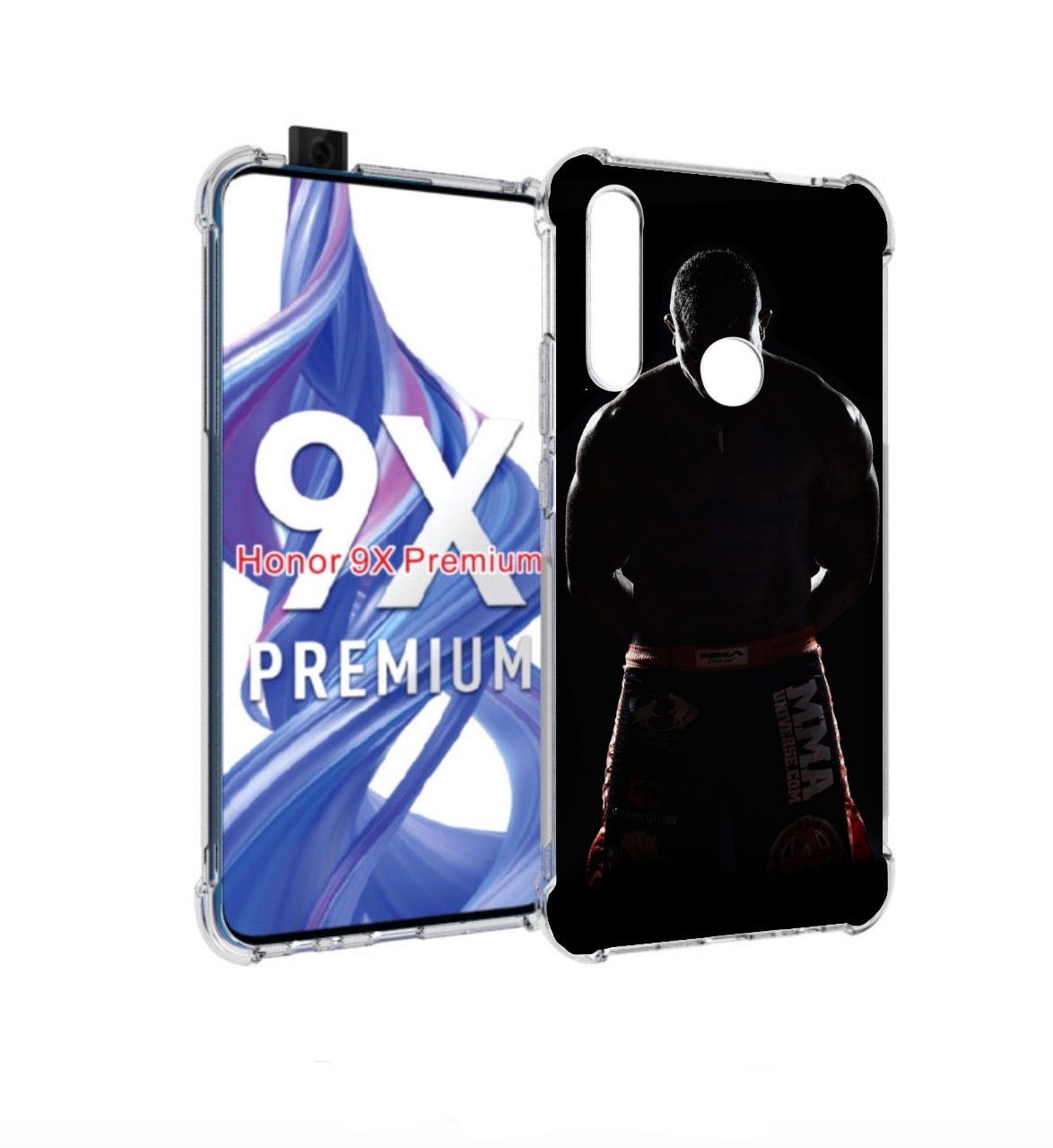 

Чехол бампер MyPads mma единоборства для Honor 9X (STK-LX1), Прозрачный, Tocco