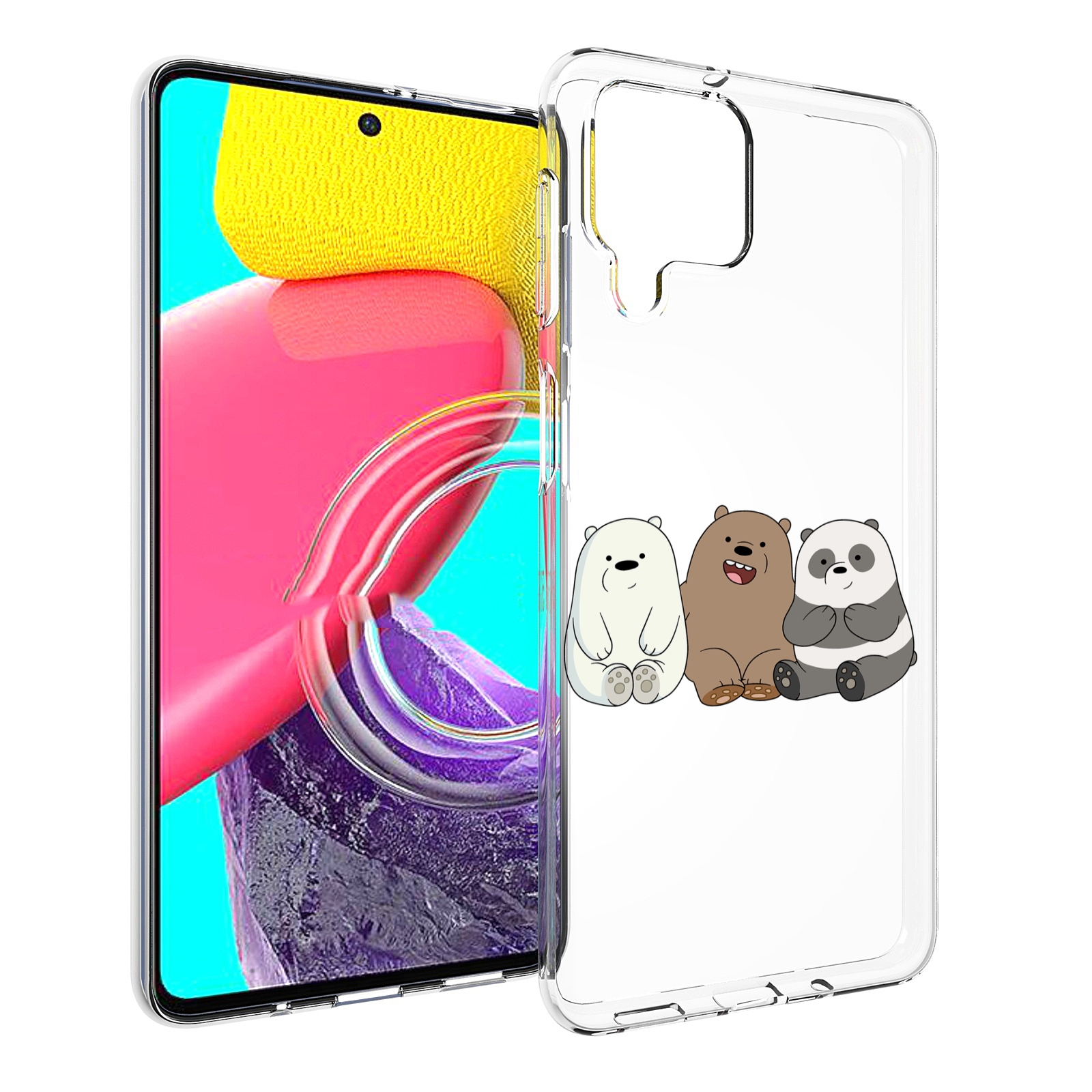 

Чехол Mypads Панды Детский Для Samsung Galaxy M53 (Sm-M536), Прозрачный, Tocco