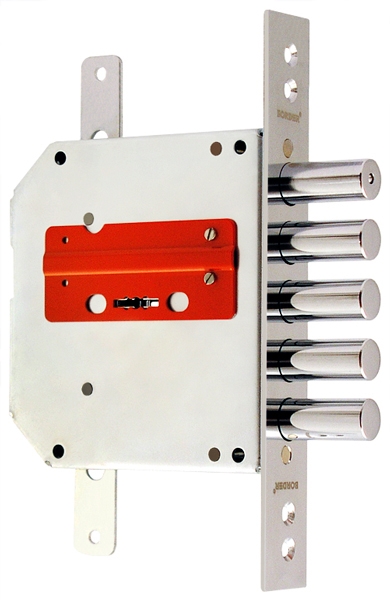 Замок врезной сувальдный BORDER ЗВ8-6 ПК5Т/15 с тягами (прав.), 5 кл. /72201/