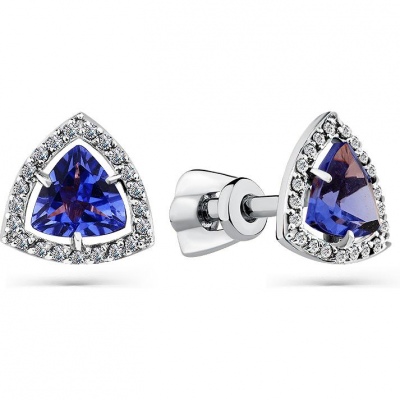 

Серьги из белого золота с танзанитами и фианитами Master Brilliant 05-1-074-8501-031, 05-1-074-8501-031