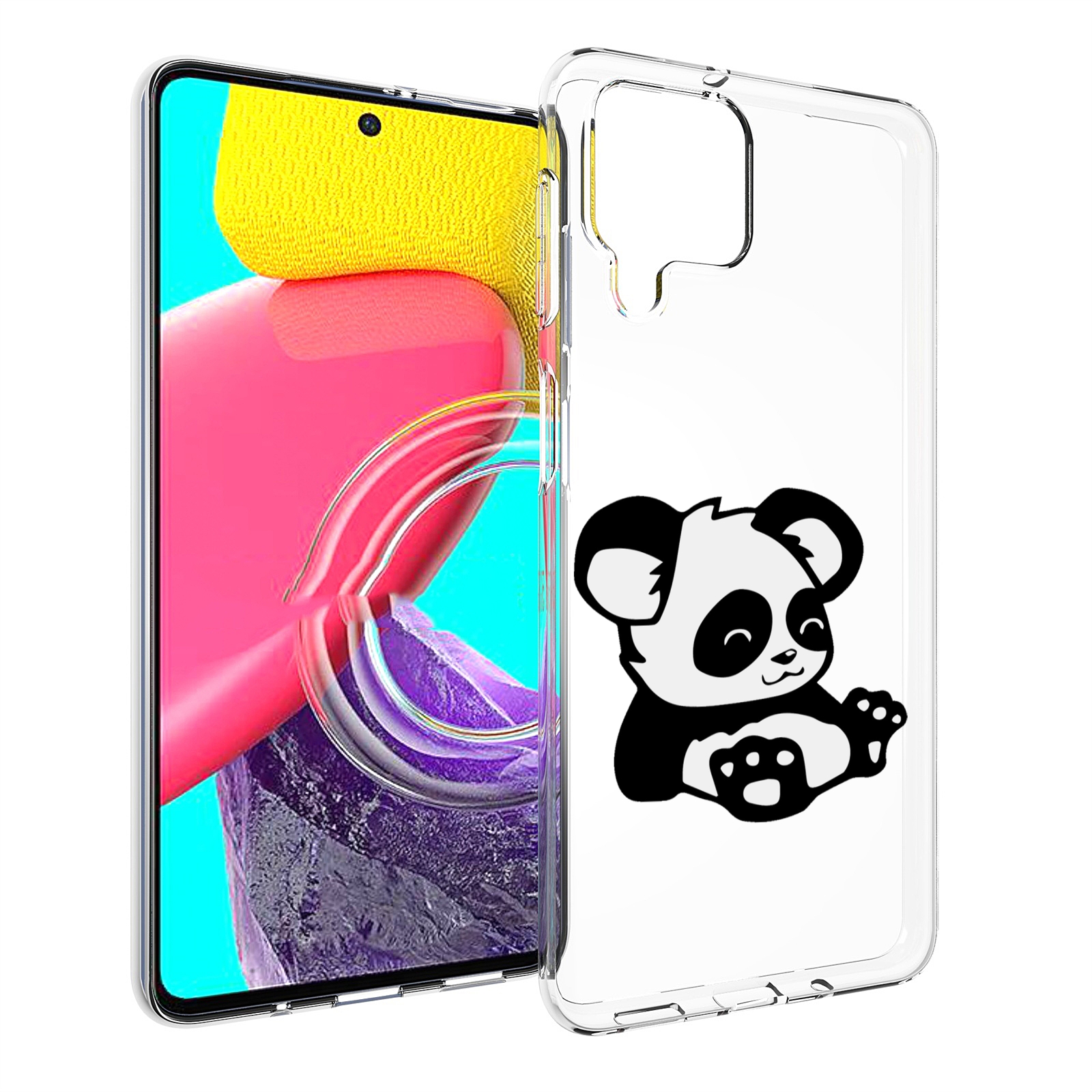 

Чехол Mypads Панда-Детеныш Детский Для Samsung Galaxy M53 (Sm-M536), Прозрачный, Tocco
