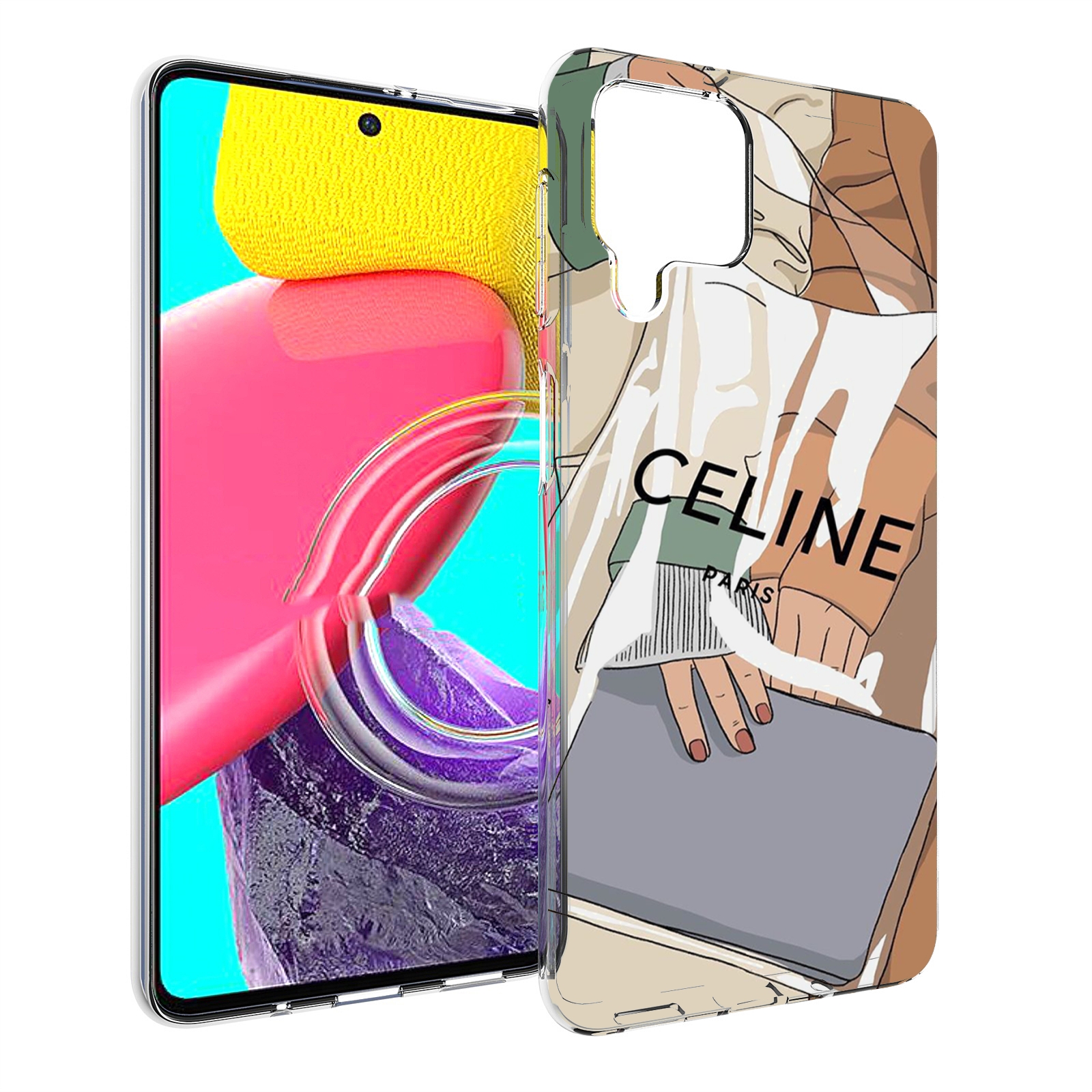 

Чехол Mypads Пакет-Келин-Париж Женский Для Samsung Galaxy M53 (Sm-M536), Прозрачный, Tocco