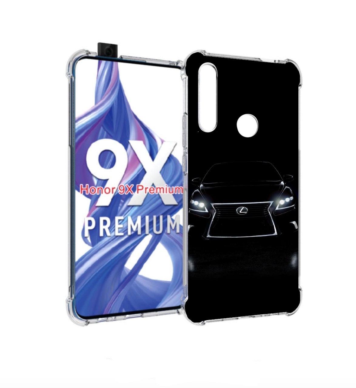 

Чехол бампер MyPads lexus лексус 1 мужской для Honor 9X (STK-LX1, Прозрачный, Tocco