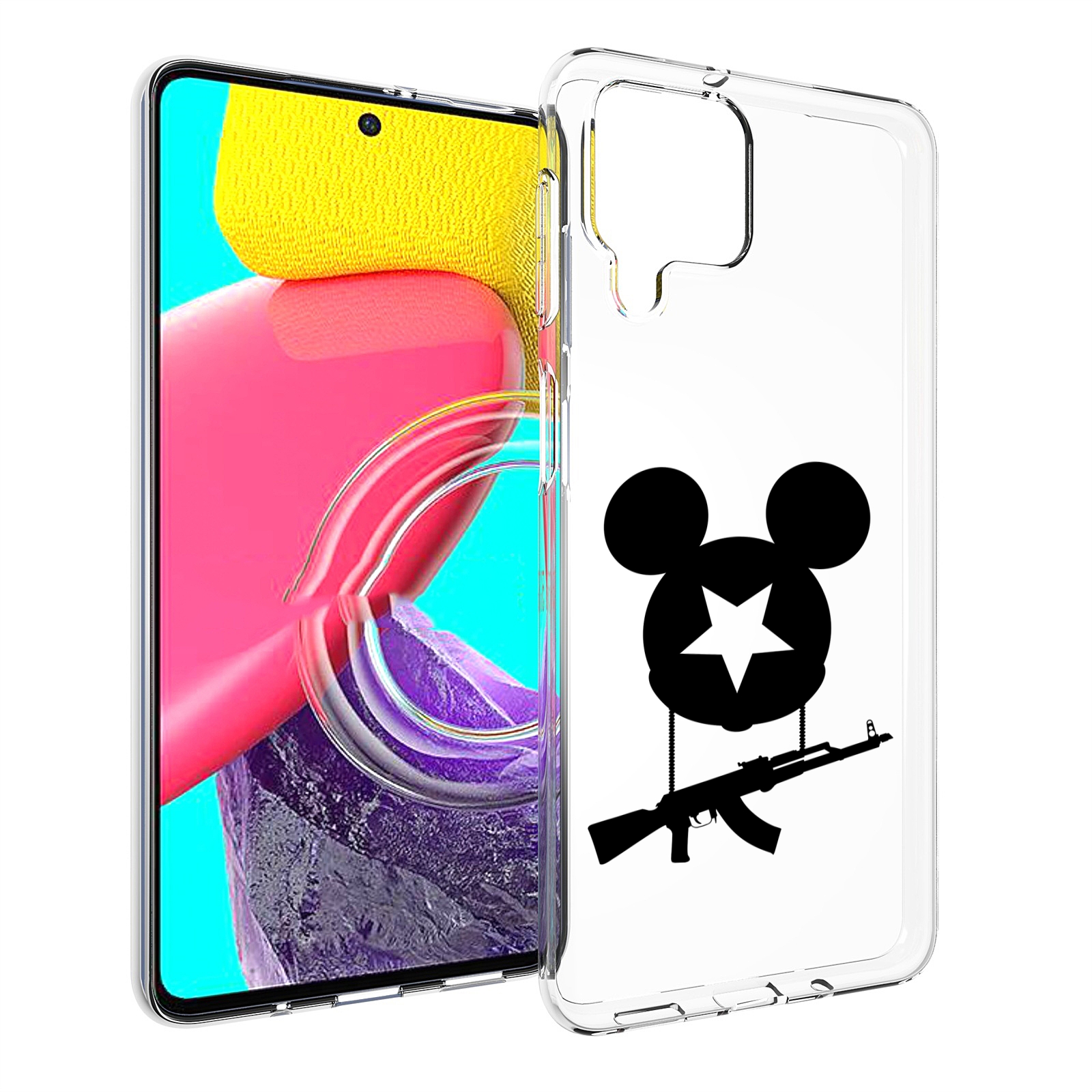 

Чехол Mypads Ак Микки Для Samsung Galaxy M53 (Sm-M536), Прозрачный, Tocco