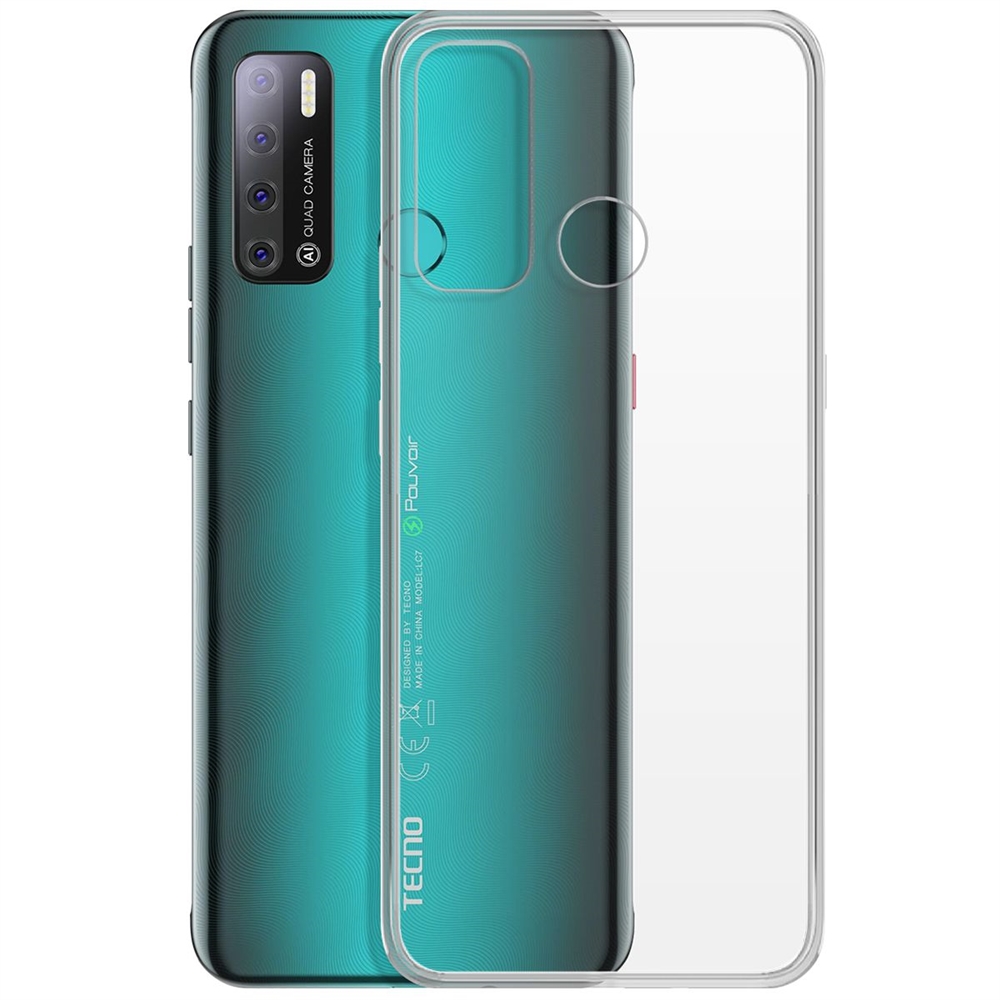 фото Чехол-накладка krutoff clear case для tecno pouvoir 4