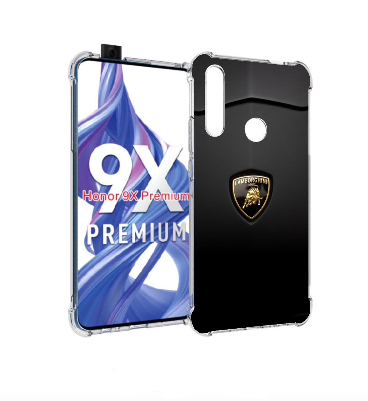 

Чехол бампер MyPads lamborghini ламба 3 для Honor 9X (STK-LX1)/H, Прозрачный, Tocco