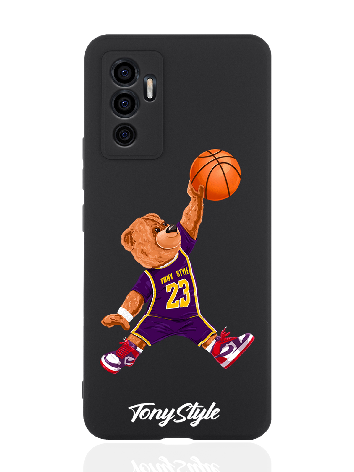 

Чехол Tony Style для Vivo V23e Tony Style баскетболист с мячом черный, Фиолетовый;коричневый;желтый;оранжевый