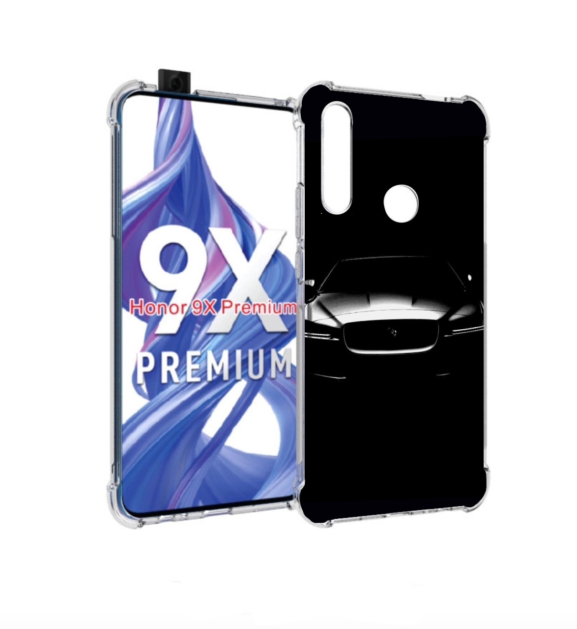 

Чехол бампер MyPads jaguar ягуар 1 для Honor 9X (STK-LX1), Прозрачный, Tocco