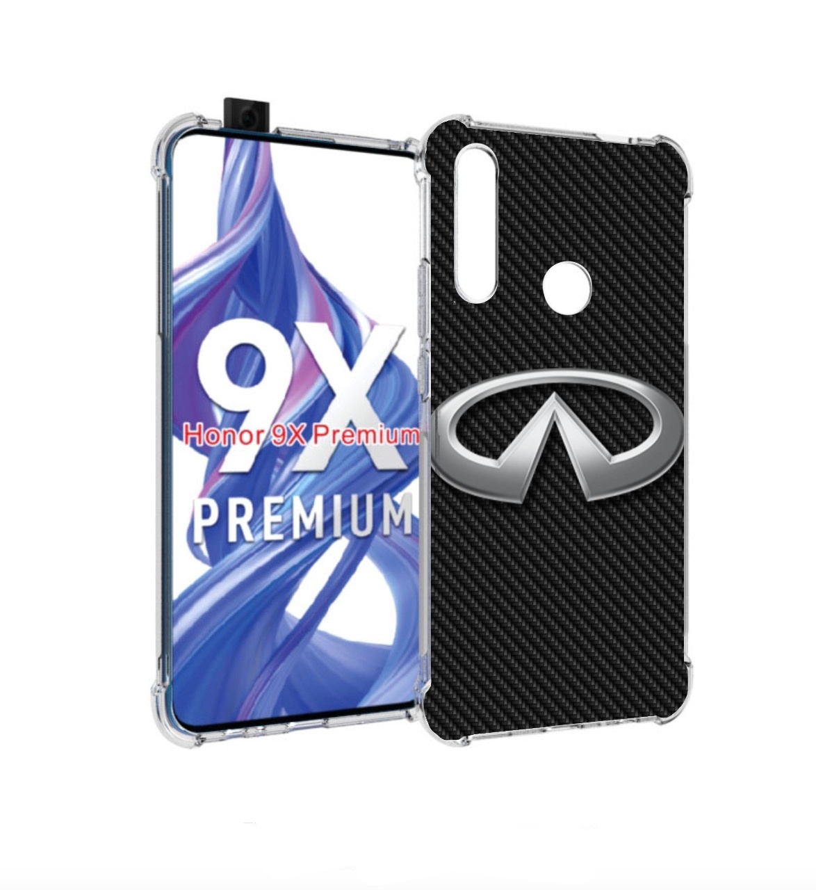 

Чехол бампер MyPads infiniti-инфинити-2 мужской для Honor 9X (ST, Прозрачный, Tocco