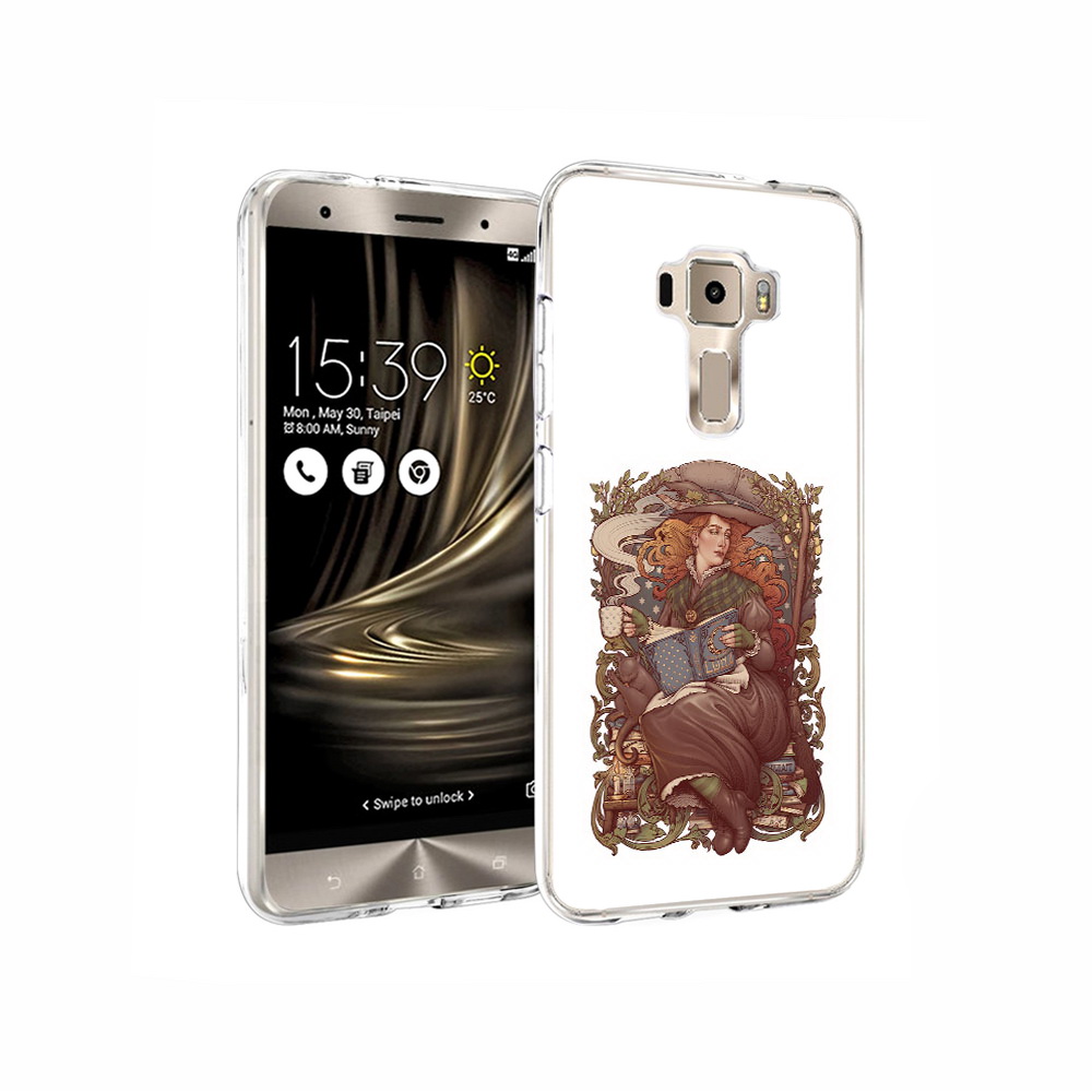 

Чехол MyPads Tocco для Asus ZenFone 3 Женские_126, Прозрачный, Tocco
