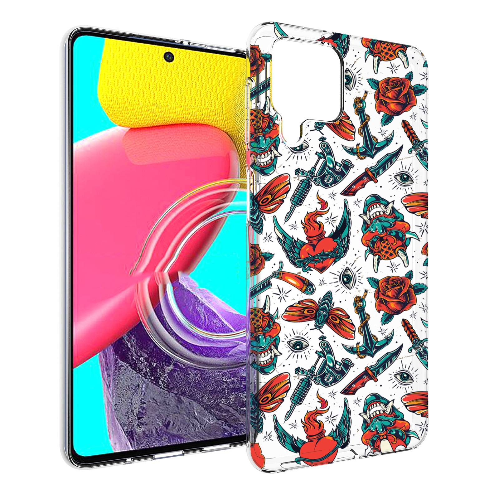 

Чехол Mypads Олд-Скул-Пак Для Samsung Galaxy M53 (Sm-M536), Прозрачный, Tocco