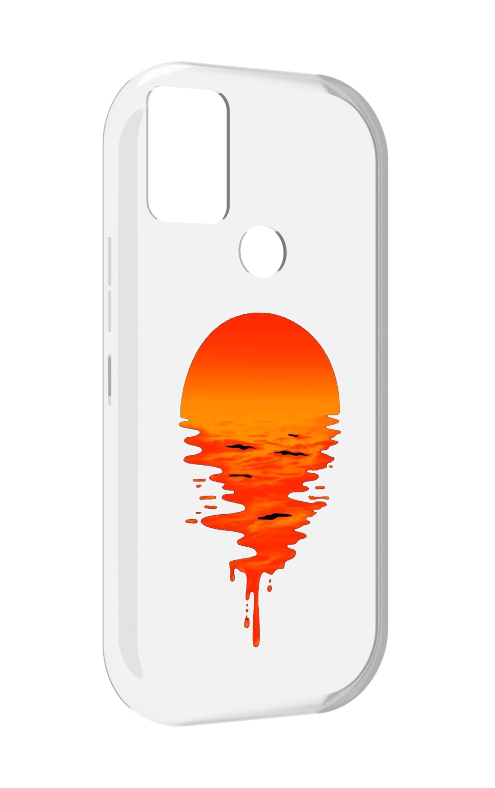 

Чехол MyPads оранжевый закат на воде для UMIDIGI A9, Прозрачный, Tocco