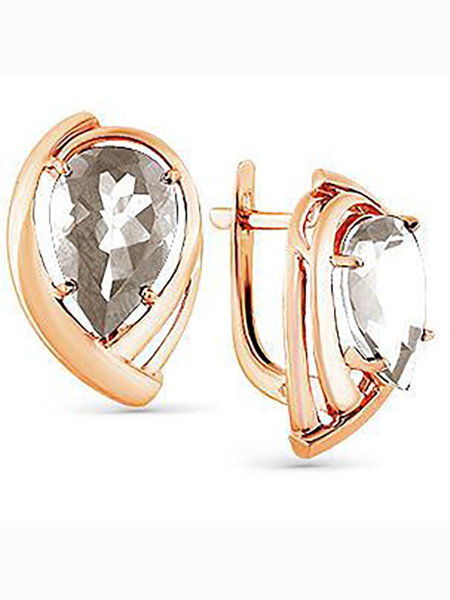 

Серьги из красного золота с 2 горным хрусталем Master Brilliant 02-2-713-5800-010, 02-2-713-5800-010
