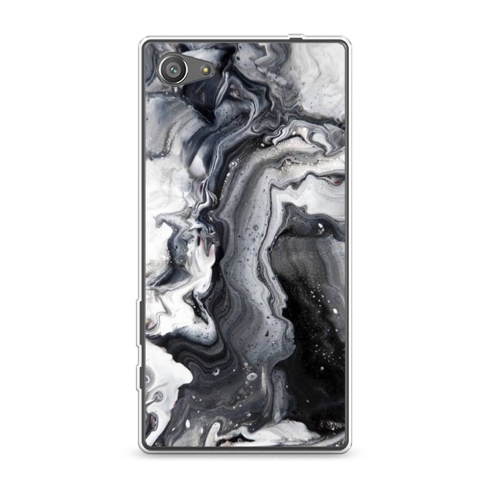 

Чехол Awog на Sony Xperia Z5 compact "Бело-черные сложные полосы", Разноцветный, 52250-3