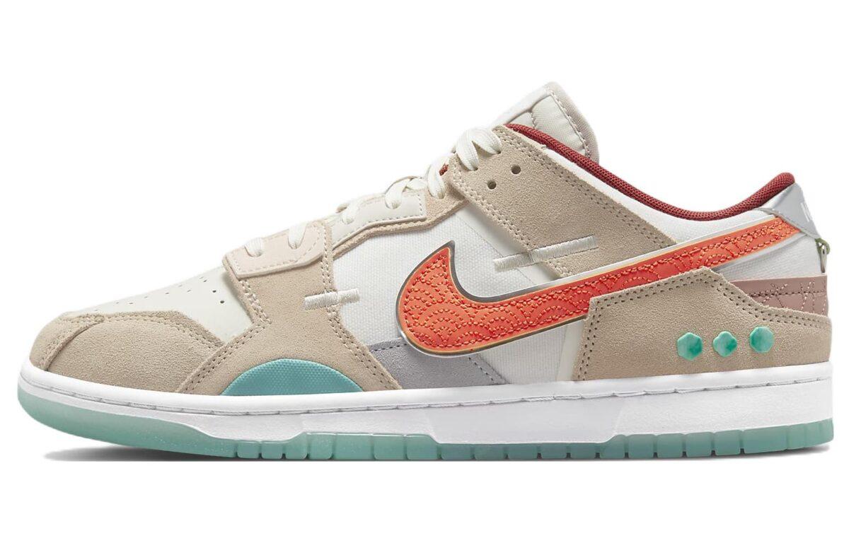 

Кеды унисекс Nike Dunk Low Scrap Shapeless Formless Limitless белые 44 EU, Белый, Dunk Low Scrap Shapeless Formless Limitless