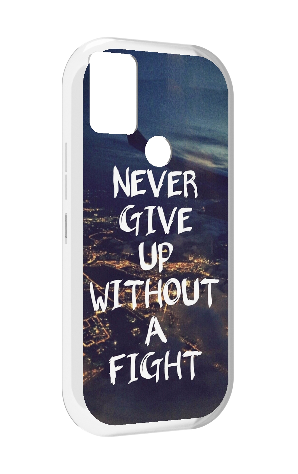 

Чехол MyPads никогда не сдавайся без боя для UMIDIGI A9, Прозрачный, Tocco