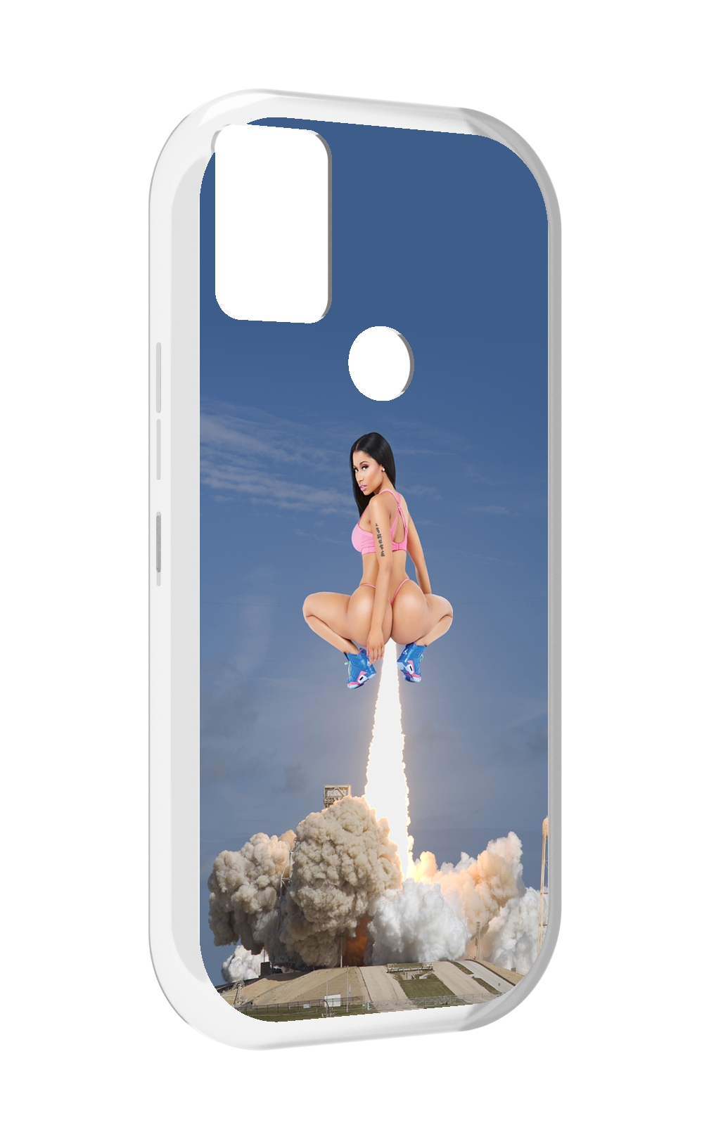 

Чехол MyPads ники-минаж-ракета детский для UMIDIGI A9, Прозрачный, Tocco