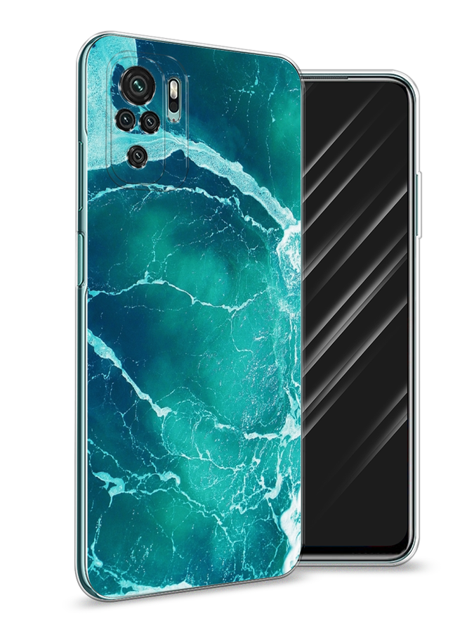 

Чехол Awog на Xiaomi Redmi Note 10/Note 10S/M5s "Изумрудный океан", Разноцветный, 39950-4