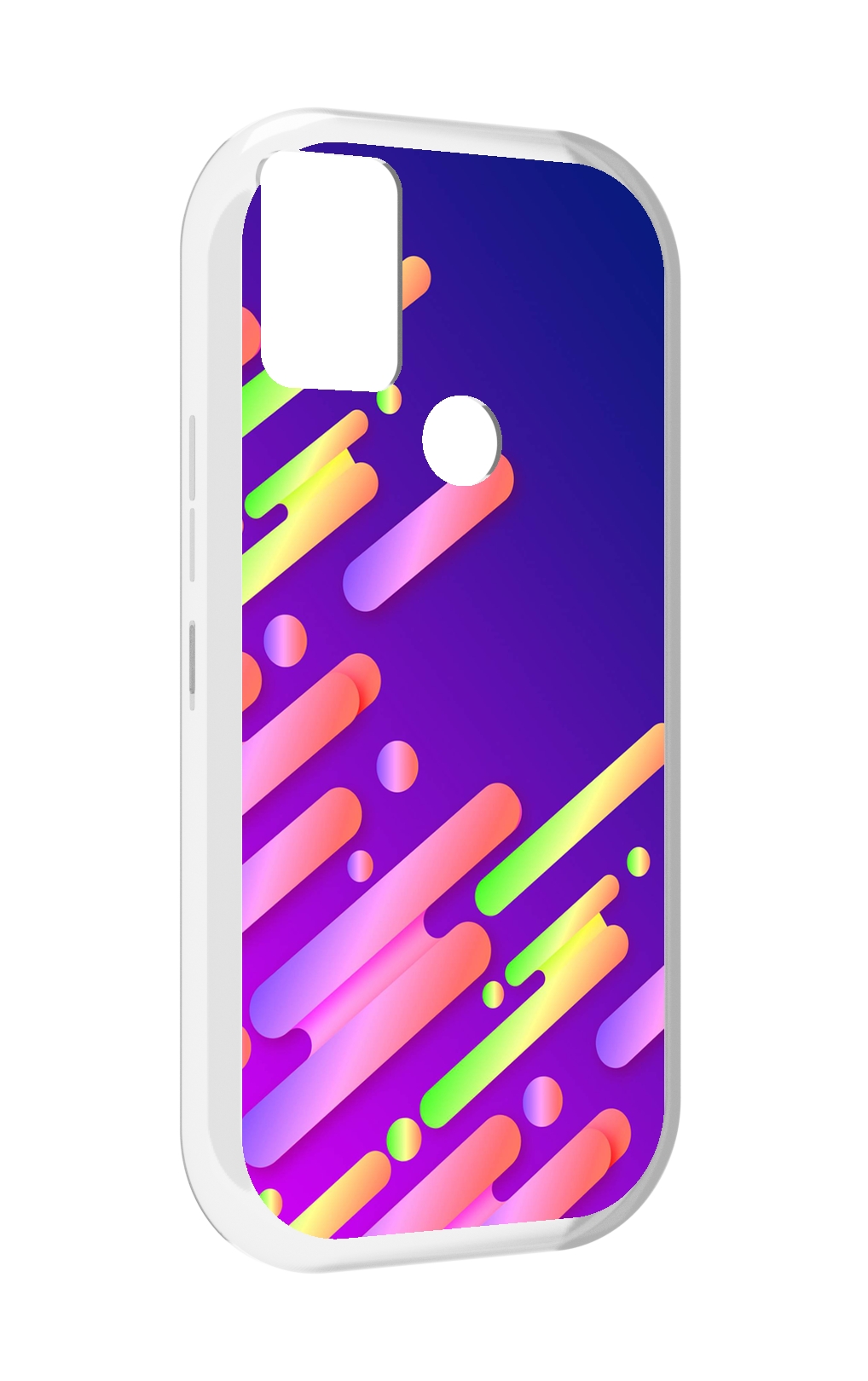 

Чехол MyPads неоновый-фон для UMIDIGI A9, Прозрачный, Tocco