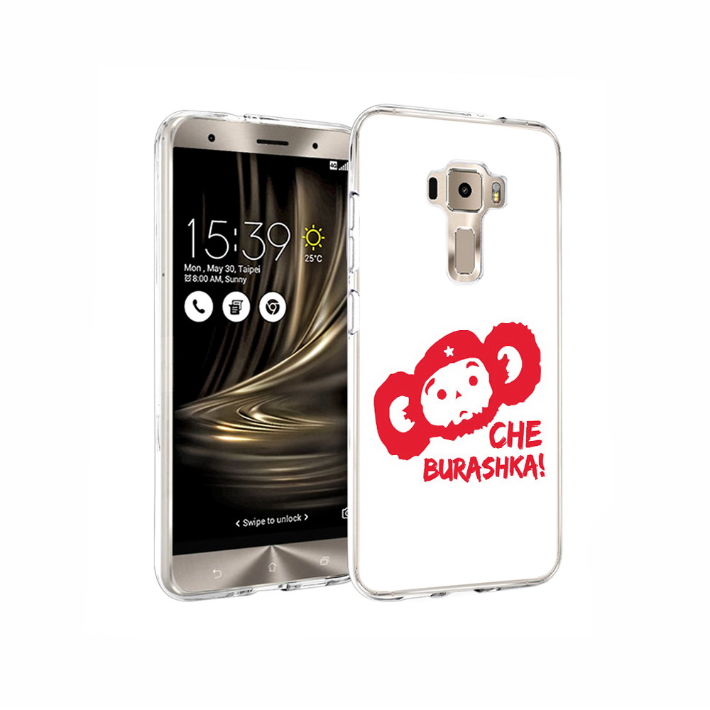 

Чехол MyPads Tocco для Asus ZenFone 3 чебурашка, Прозрачный, Tocco