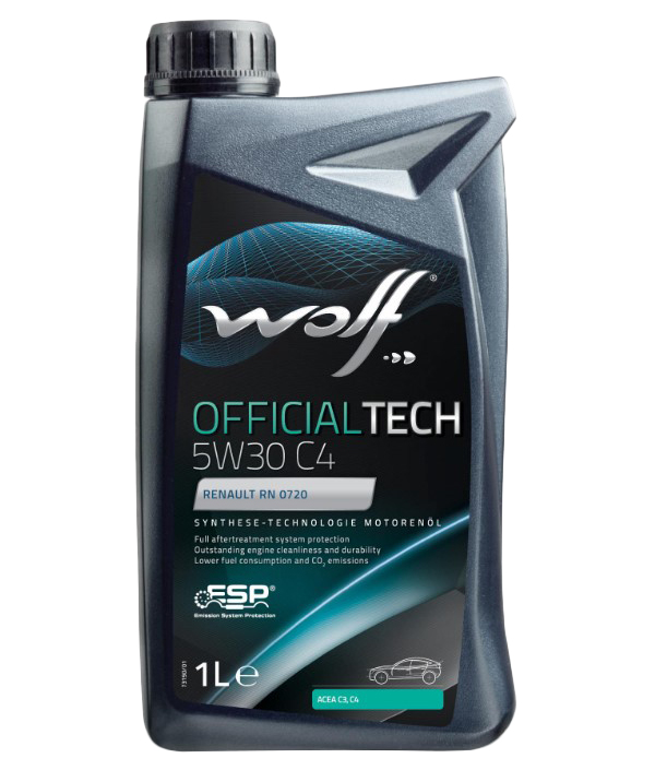 

Wolf Масло Моторное Officialtech 5w30 C4 1l