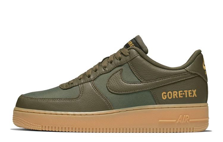 

Кеды унисекс Nike Air Force 1 Gore-Tex хаки 36 EU, Air Force 1 Gore-Tex