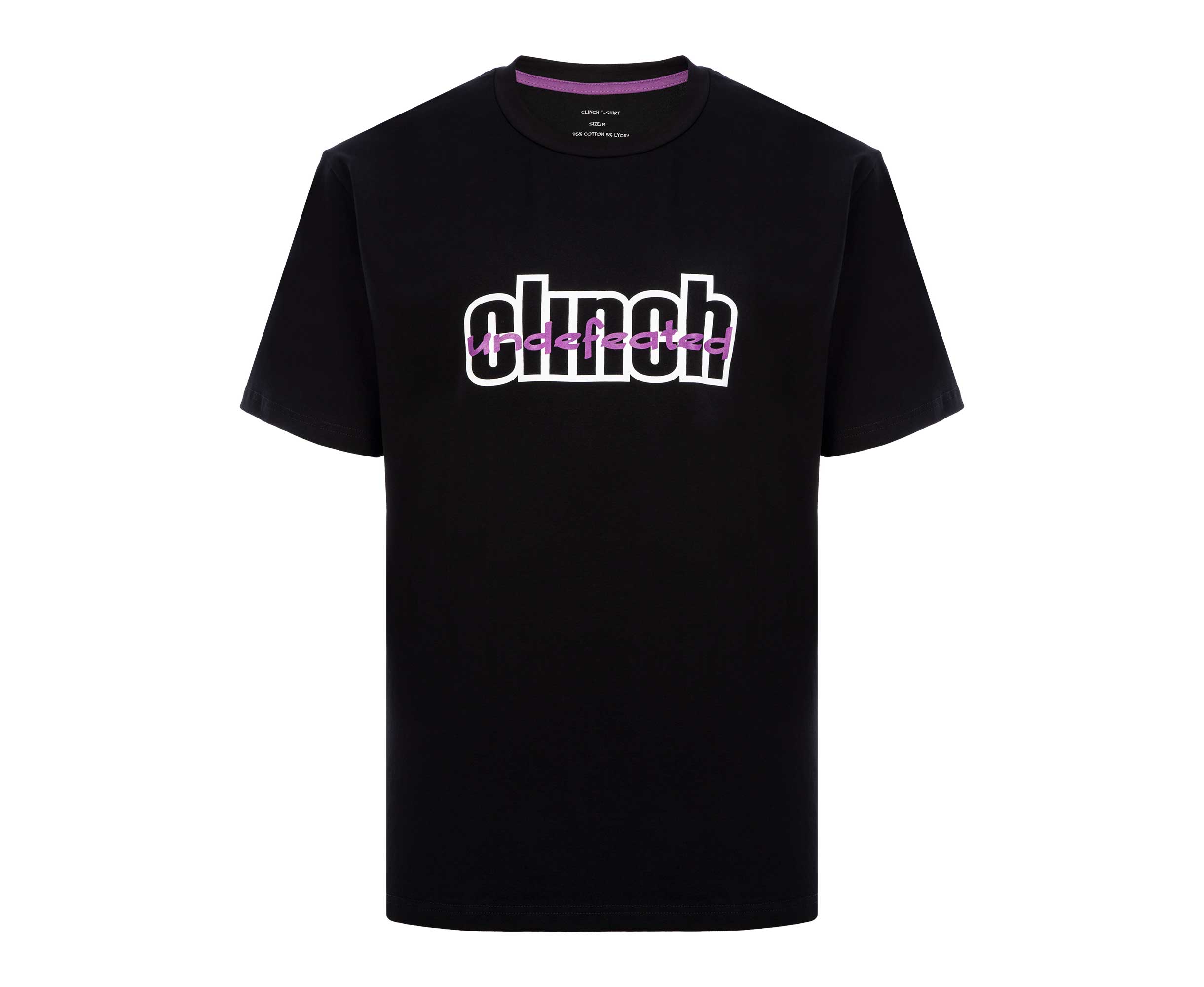 

Футболка унисекс Clinch Undefeated черная XS, Черный, Undefeated