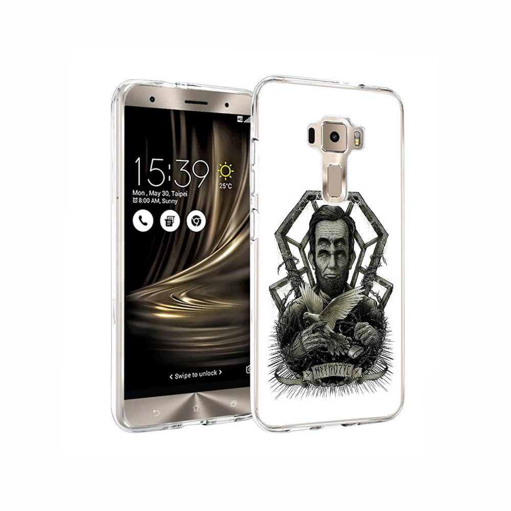 

Чехол MyPads Tocco для Asus ZenFone 3 франклин абстракция, Прозрачный, Tocco