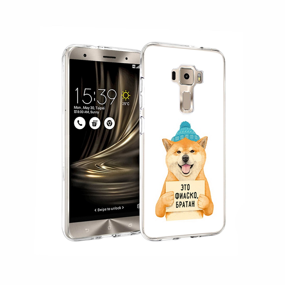 

Чехол MyPads Tocco для Asus ZenFone 3 фиаско, Прозрачный, Tocco