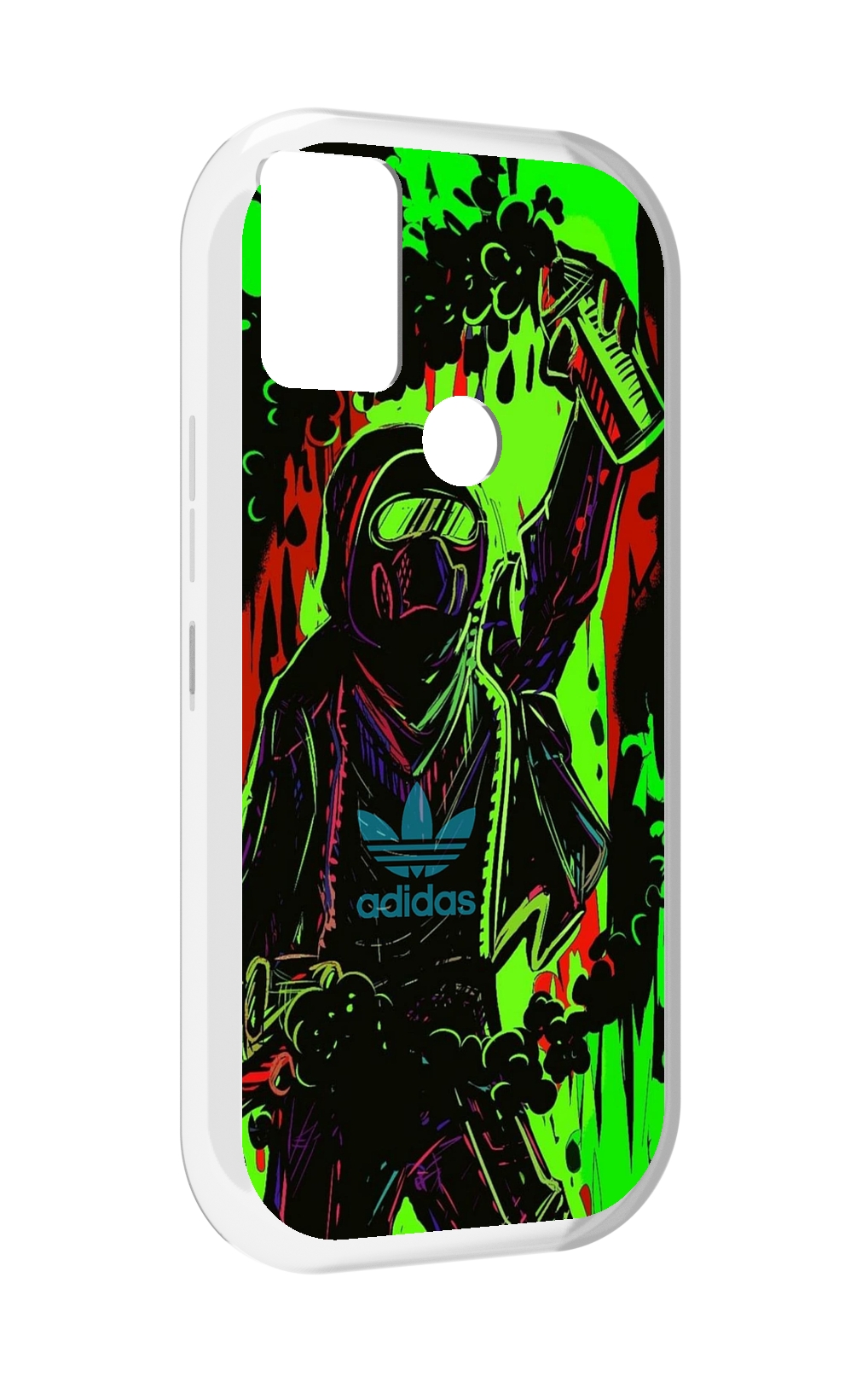 

Чехол MyPads мужчина в красках адидас для UMIDIGI A9, Прозрачный, Tocco