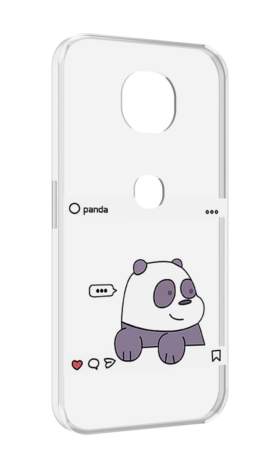 

Чехол MyPads пандочка-фотка для Motorola Moto G5S (XT1799-2), Прозрачный, Tocco