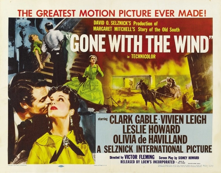 

Постер к фильму "Унесенные ветром" (Gone with the Wind) A4