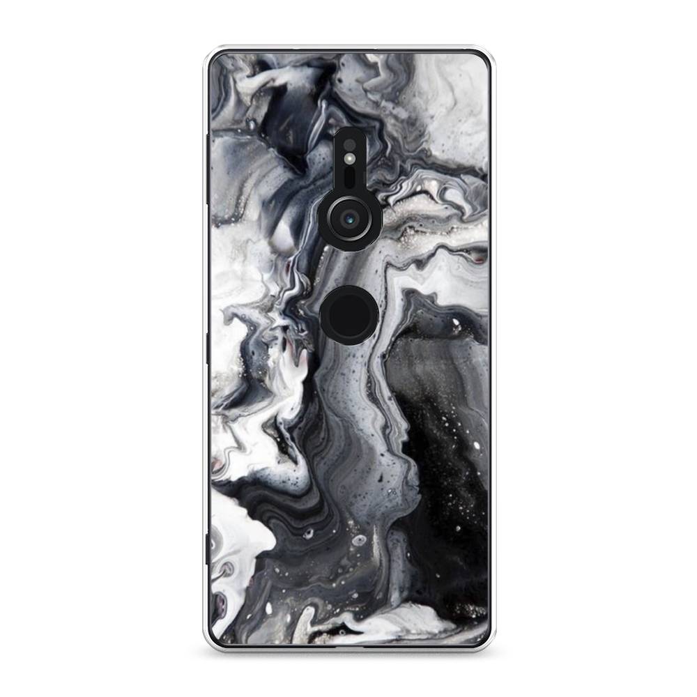 

Чехол Awog на Sony Xperia XZ2 "Бело-черные сложные полосы", Разноцветный, 52850-3