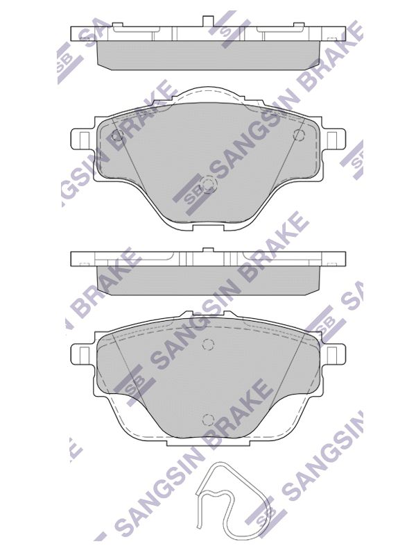 

Колодки тормозные Sangsin brake sp4211