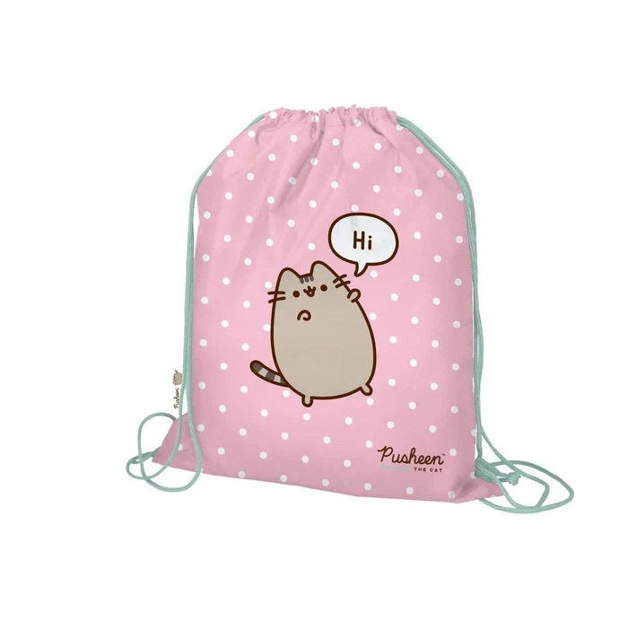 Мешок для обуви женский Pusheen розовый 43 х 34 см