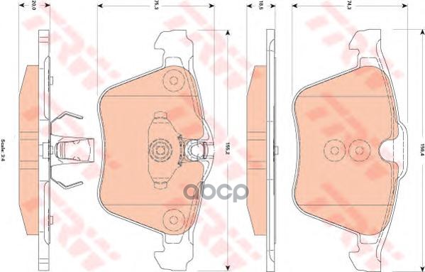 

Колодки дисковые передние Jaguar X-Type R/XF 4.2i 02> GDB1835