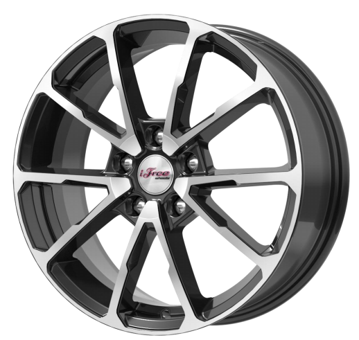 

Колесный диск iFree Джет (КС914) (Блэк Джек) 6.5xR16 ET50 5*108 D63.35, Джет