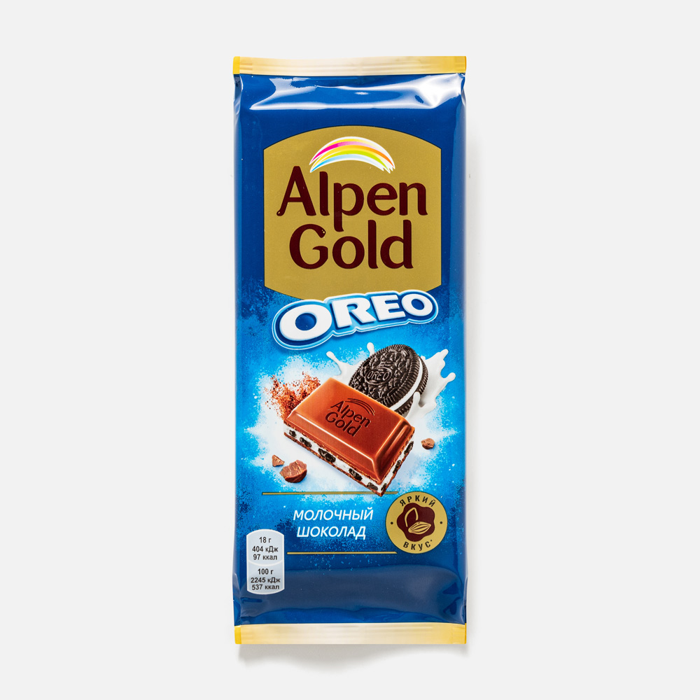 

Шоколад Alpen Gold Oreo молочный, 90 г