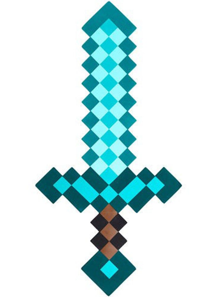 Игрушечное оружие StarFriend алмазный меч Майнкрафт Minecraft 60 см оружие minecraft оружие minecraft алмазный пиксельный топор