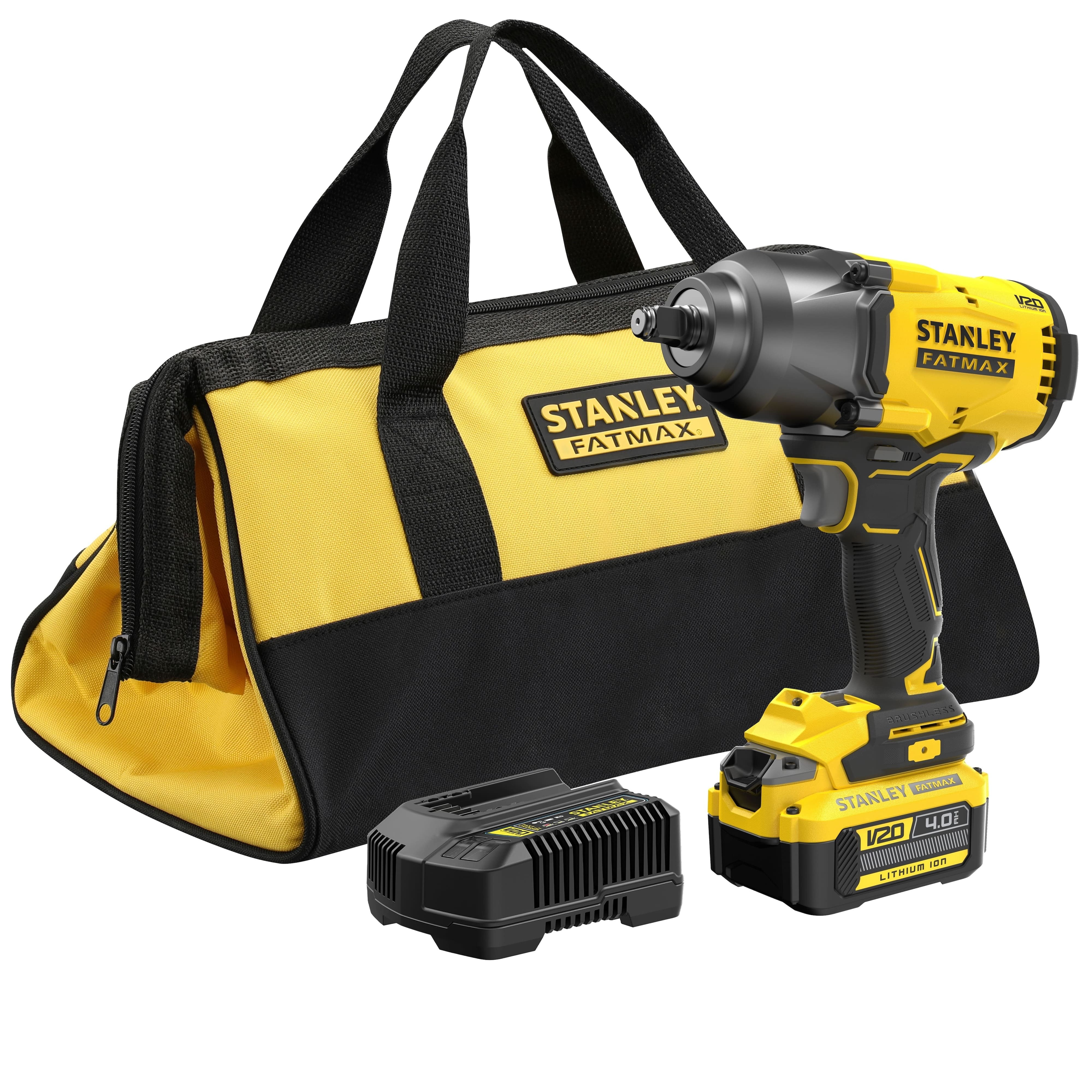 Аккумуляторный ударный гайковерт STANLEY FATMAX V20, 18 В, 950 Нм, SFMCF940M1