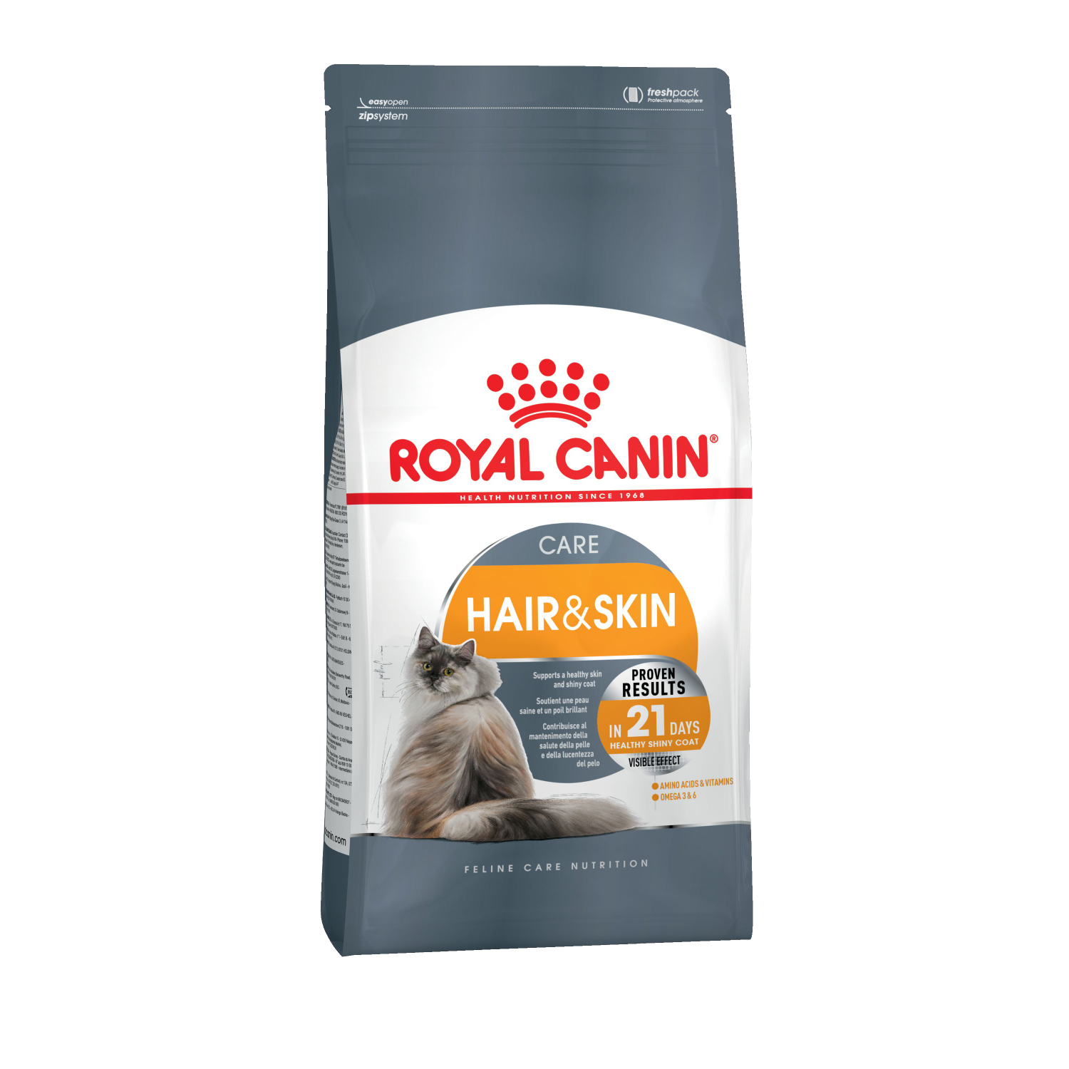 Сухой корм для кошек Royal Canin Hair&Skin Care, уход за кожей и шерстью 10 кг