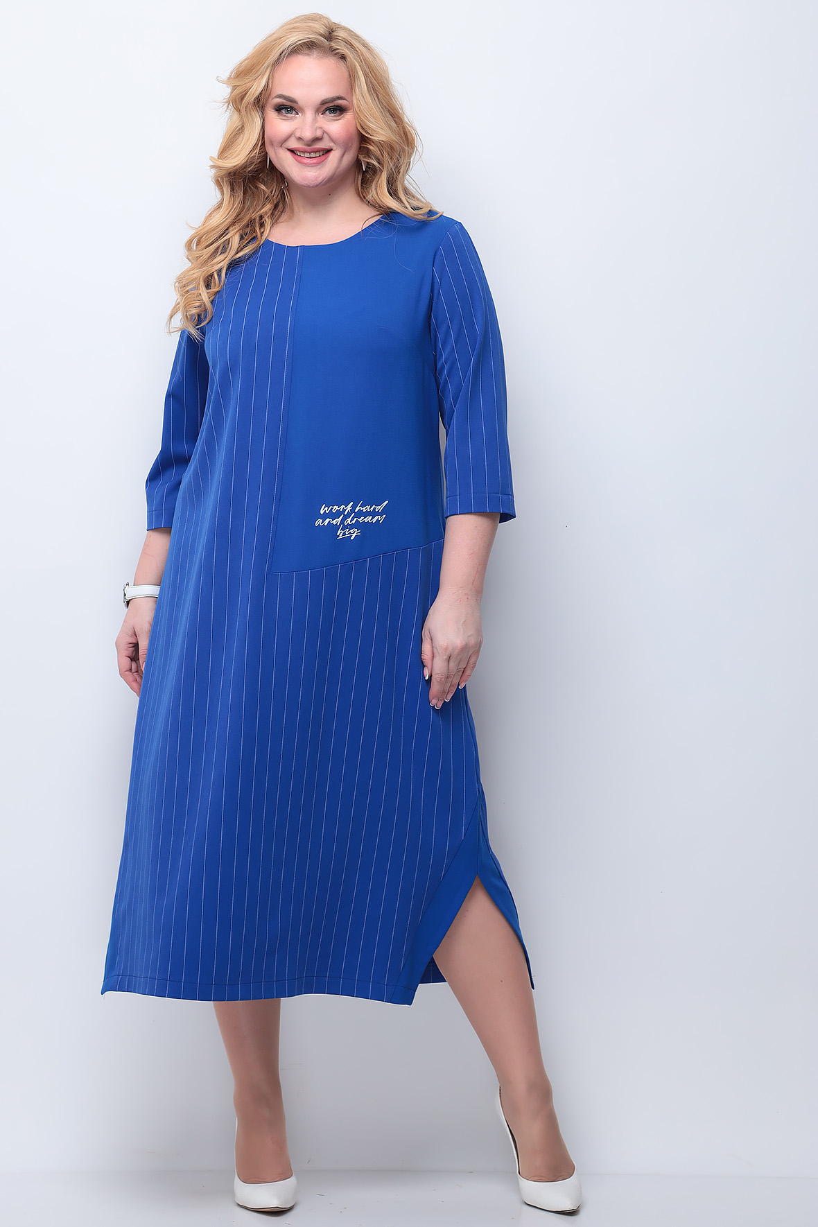 

Платье женское AlmondShop МИШЕЛЬ Шик 2086.С1 синее 52 RU, Синий, МИШЕЛЬ Шик 2086.С1