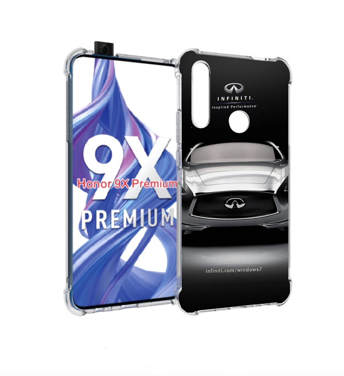 

Чехол бампер MyPads infiniti-инфинити-1 для Honor 9X (STK-LX1)/H, Прозрачный, Tocco